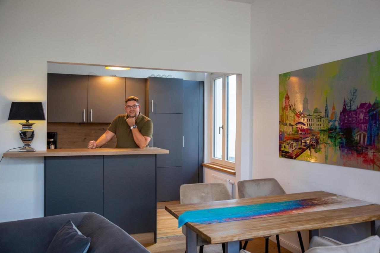 Modernes City-Apartment Mit Blick In Den Park Und 2 Baeder H9 올덴부르크 외부 사진