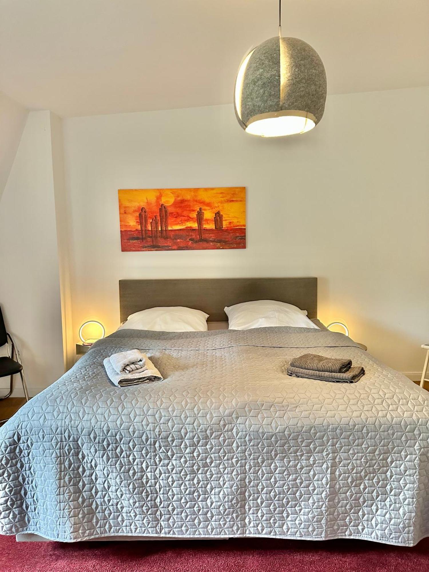 Modernes City-Apartment Mit Blick In Den Park Und 2 Baeder H9 올덴부르크 외부 사진