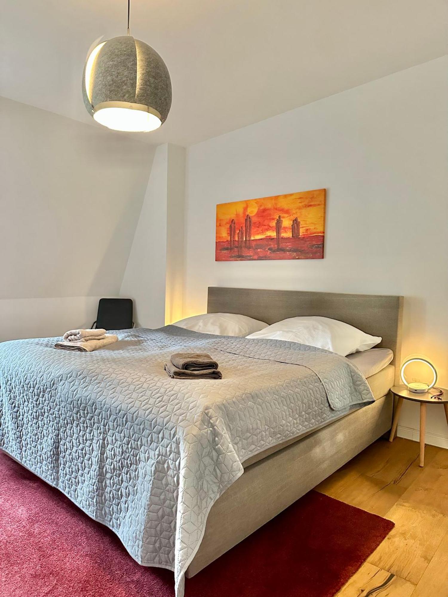 Modernes City-Apartment Mit Blick In Den Park Und 2 Baeder H9 올덴부르크 외부 사진