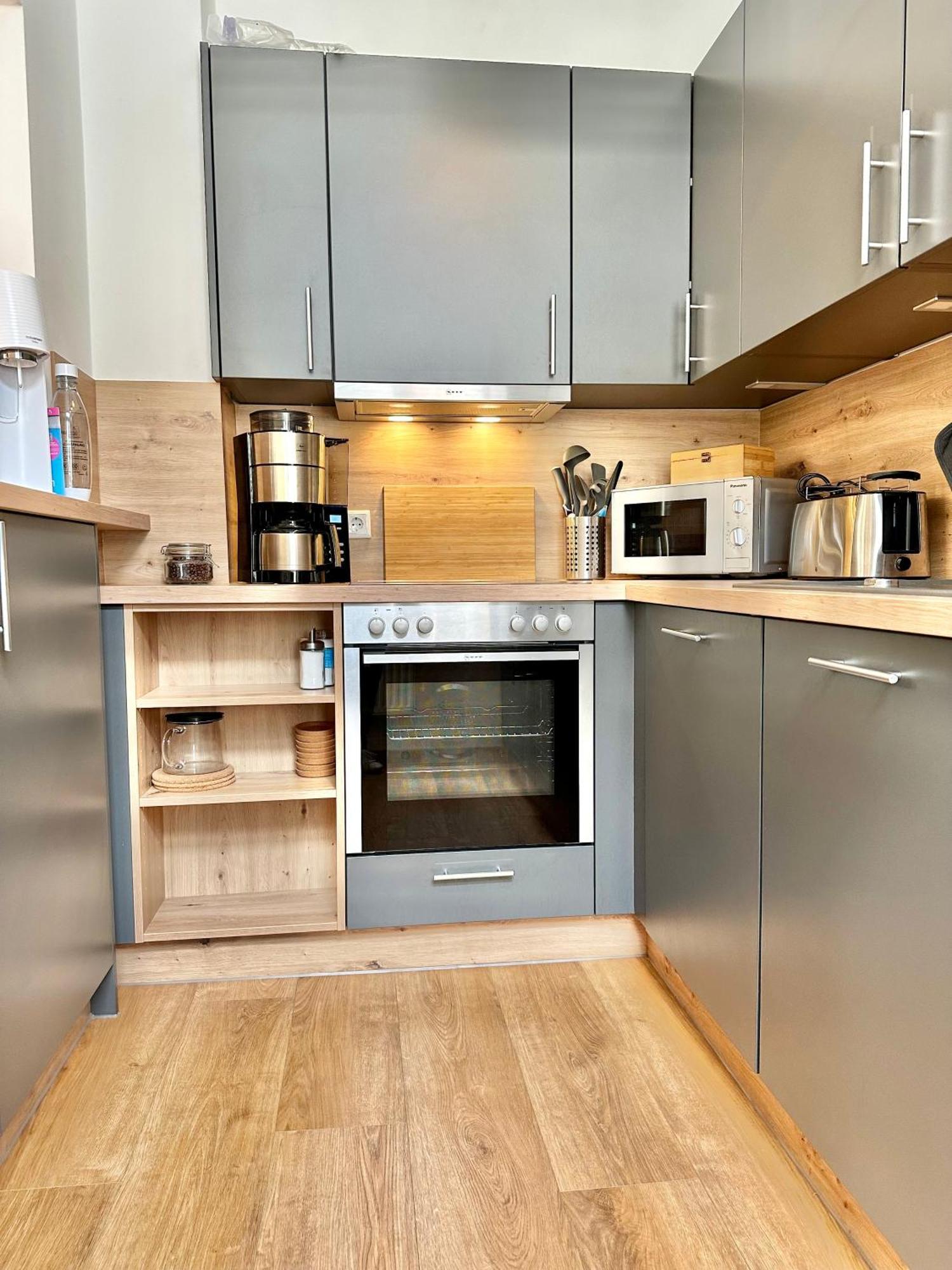 Modernes City-Apartment Mit Blick In Den Park Und 2 Baeder H9 올덴부르크 외부 사진