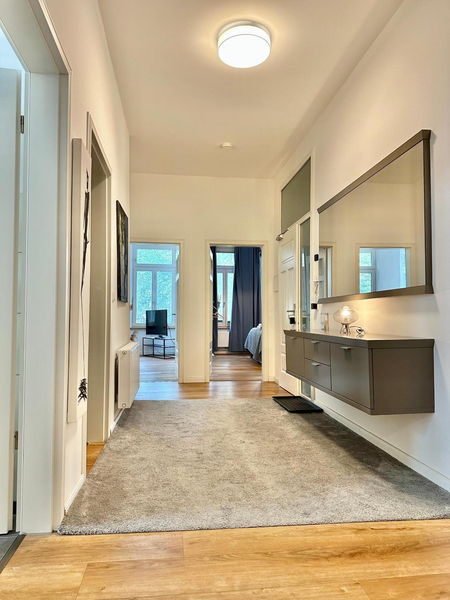 Modernes City-Apartment Mit Blick In Den Park Und 2 Baeder H9 올덴부르크 외부 사진