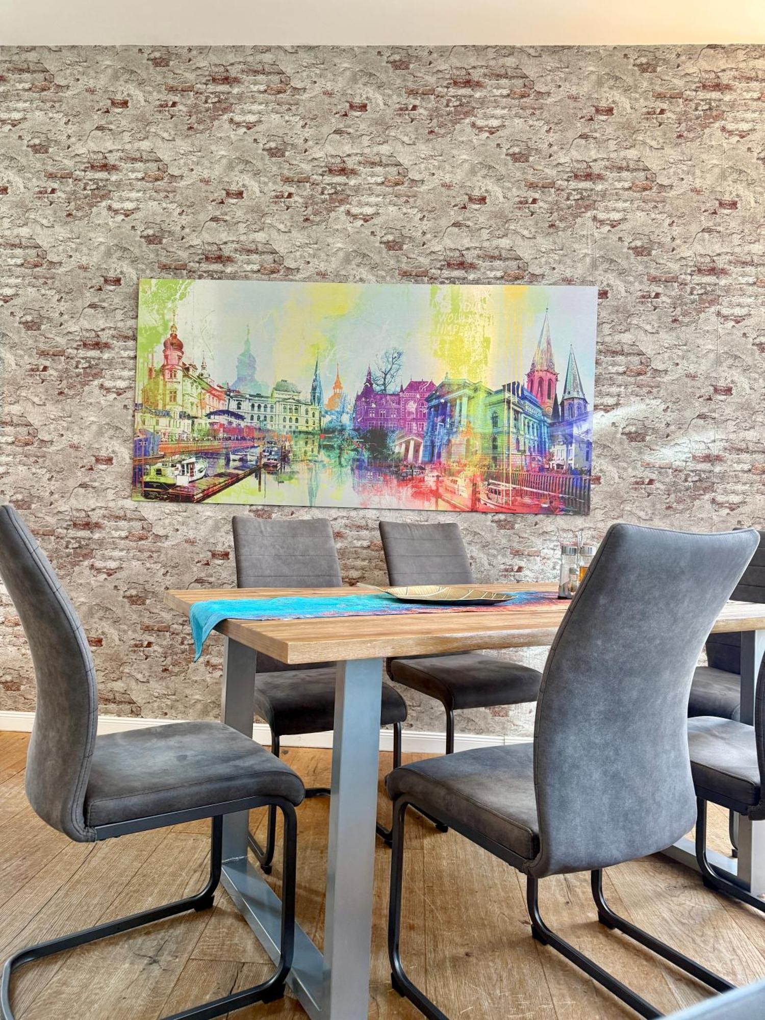 Modernes City-Apartment Mit Blick In Den Park Und 2 Baeder H9 올덴부르크 외부 사진