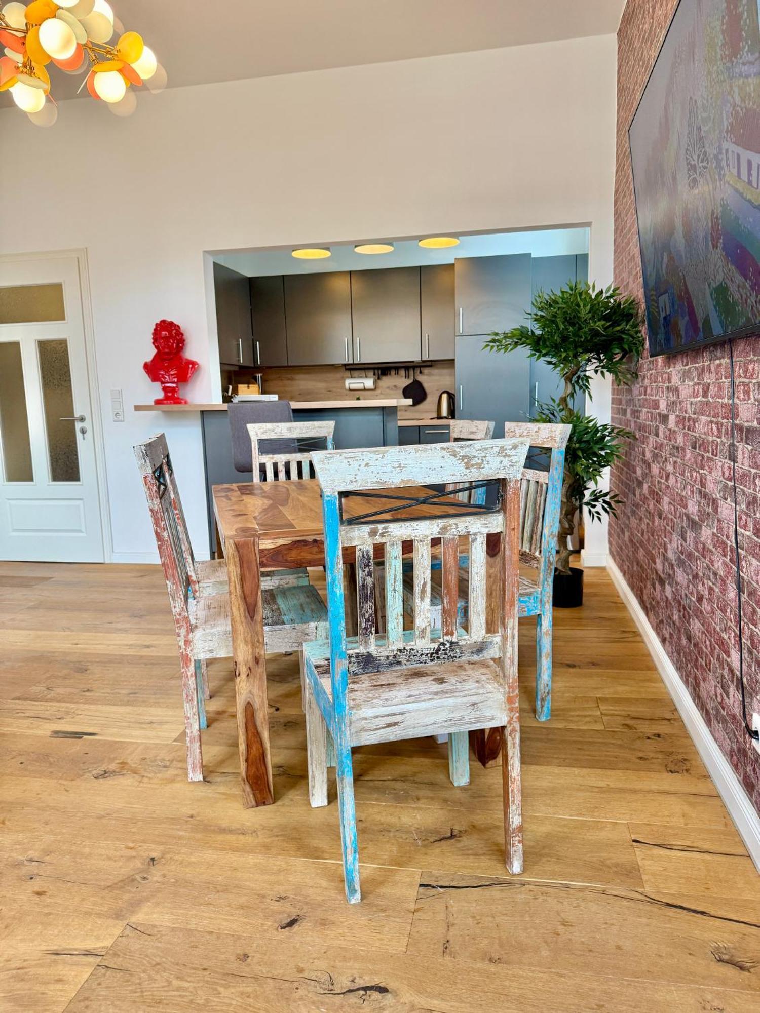Modernes City-Apartment Mit Blick In Den Park Und 2 Baeder H9 올덴부르크 외부 사진